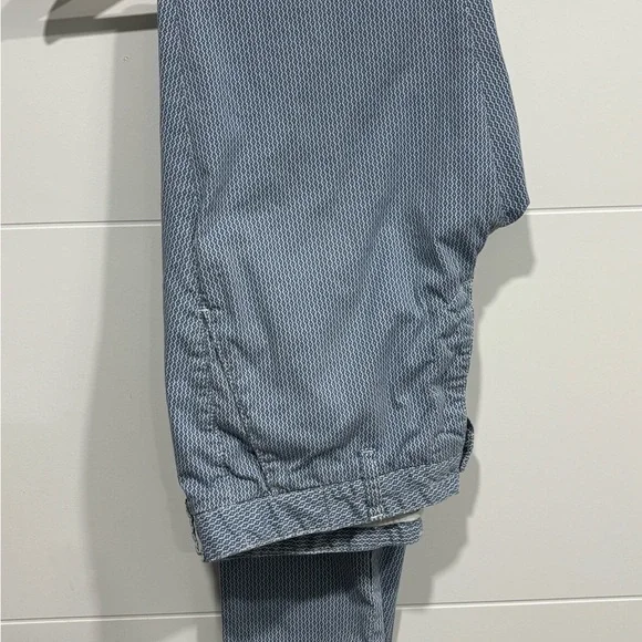 Blue patterned golf pant - Picture 1 of 4